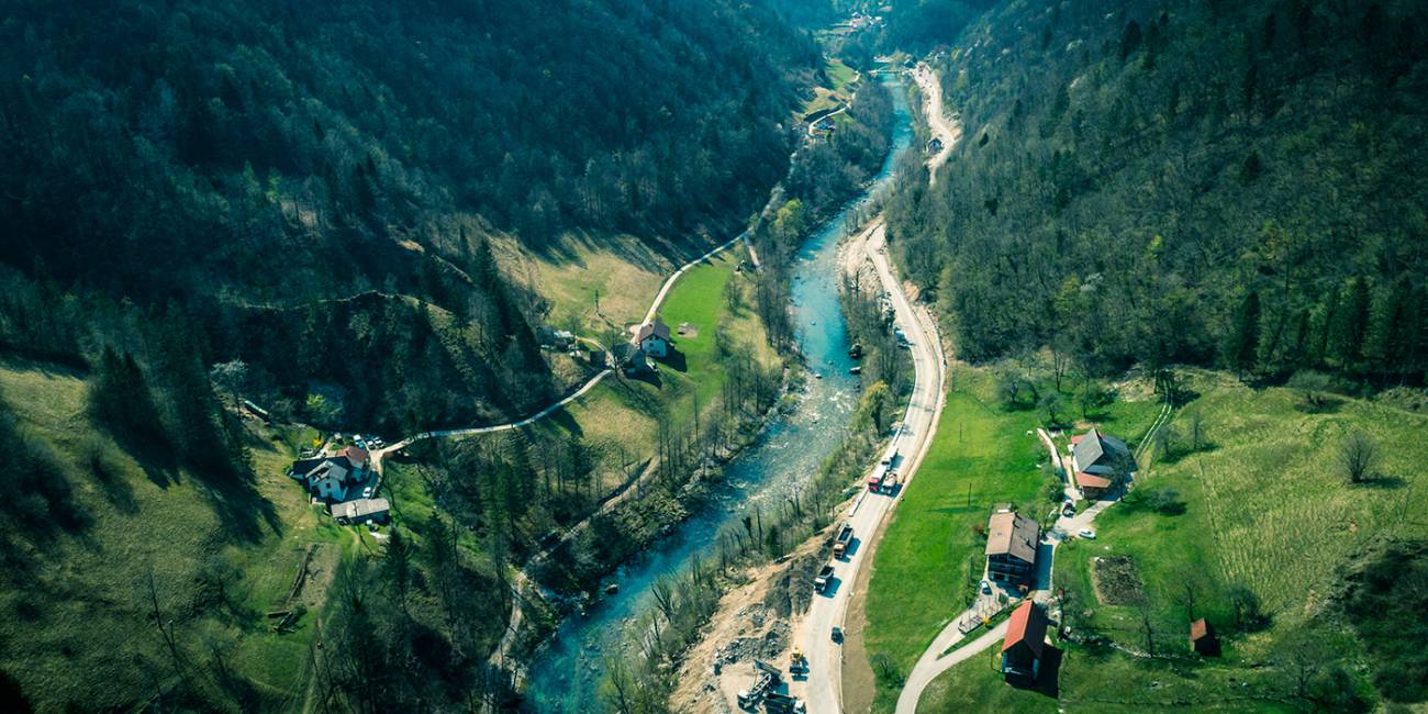 Rekonstrukcija glavne ceste Dolenja Trebuša–Želin I.odsek