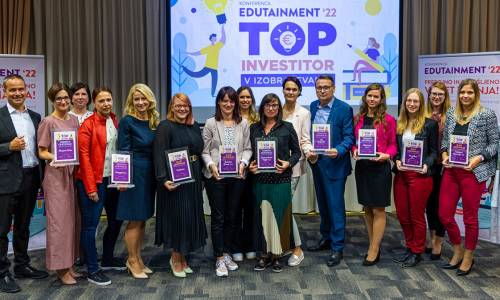 Kolektorju Group zlati certifikat Top investitor v izobraževanje