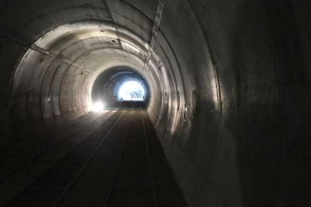 Tunel na pregradi vogršček